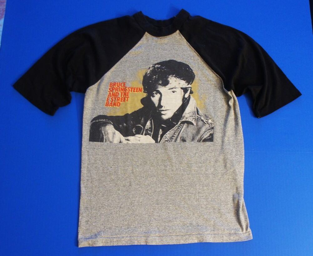 Vintage Bruce Springsteen T Shirt 84/85 Born in the USA World Tour size M